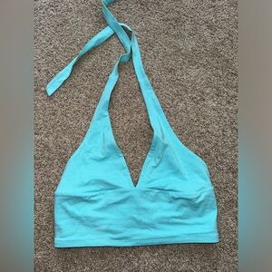 Teal Garage Halter Tank